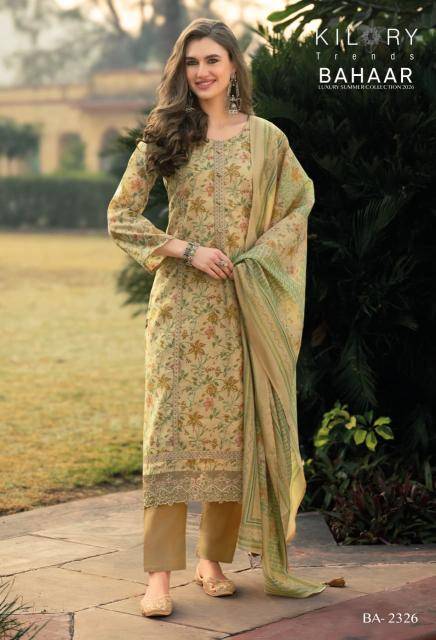 Kilory bahaar Ladies dress material wholesale